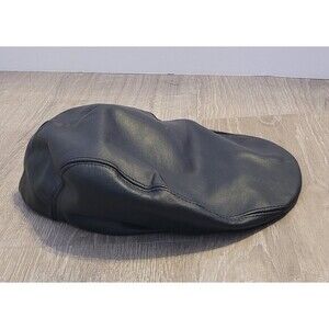 Vintage Bee Hats Genunie Leather Made In USA Flat Cap Newsboy Cap‎